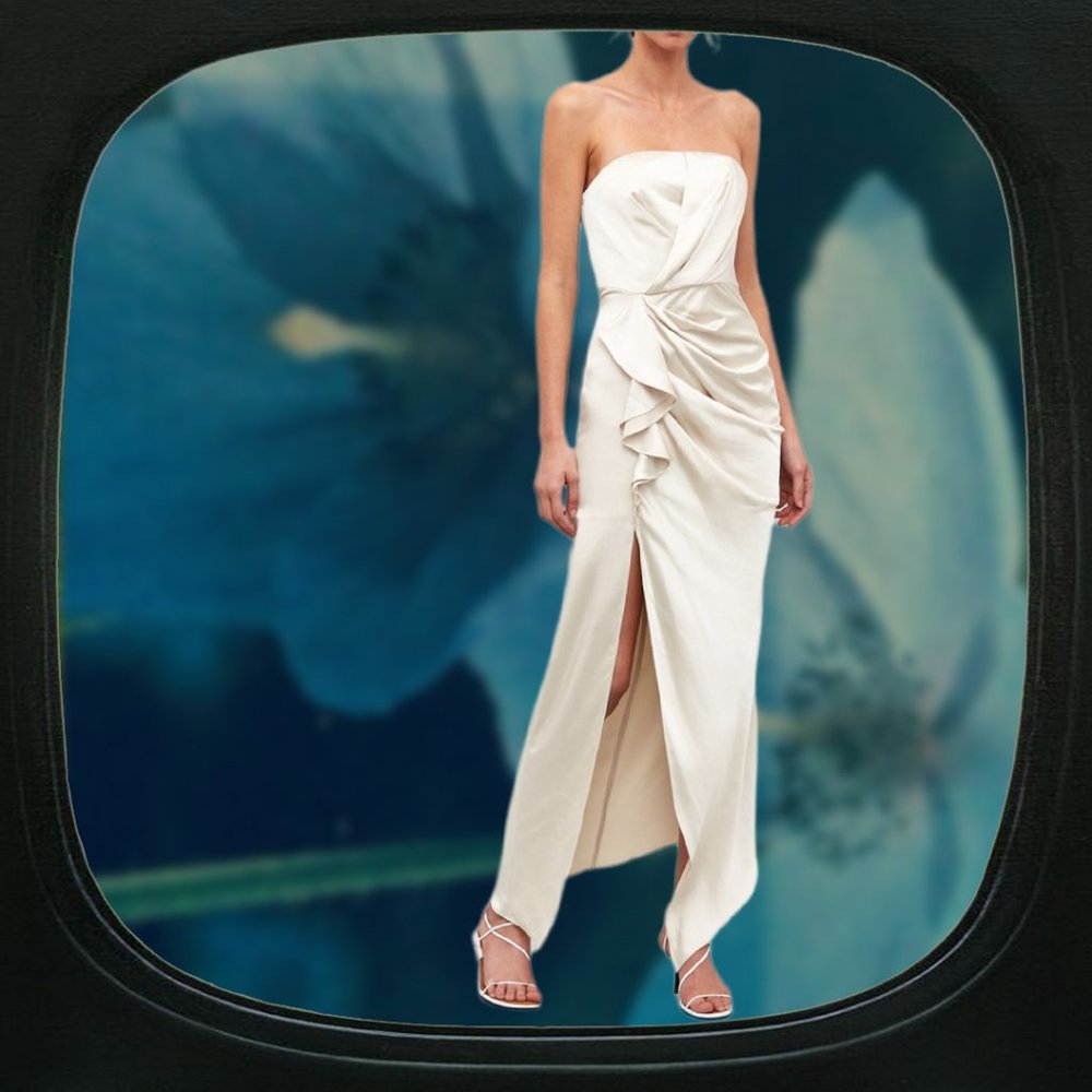 C/MEO cameo ecru dress gown